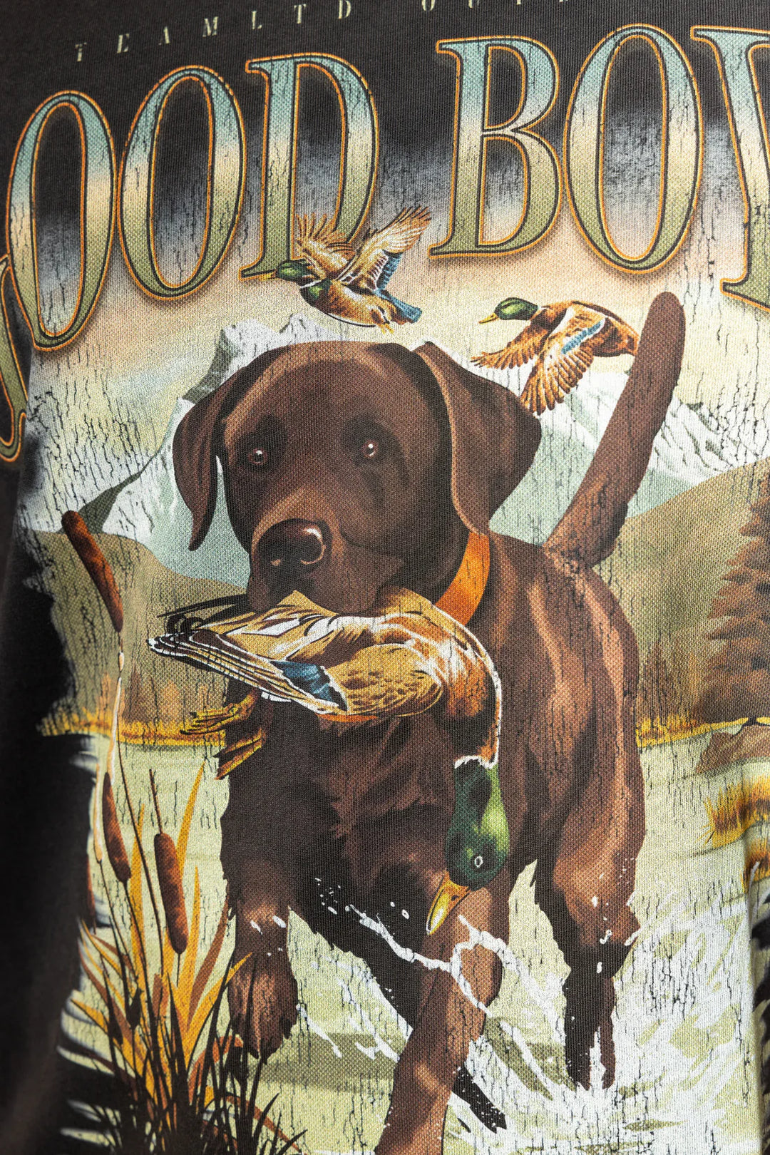 Good Boy Tee | washed black