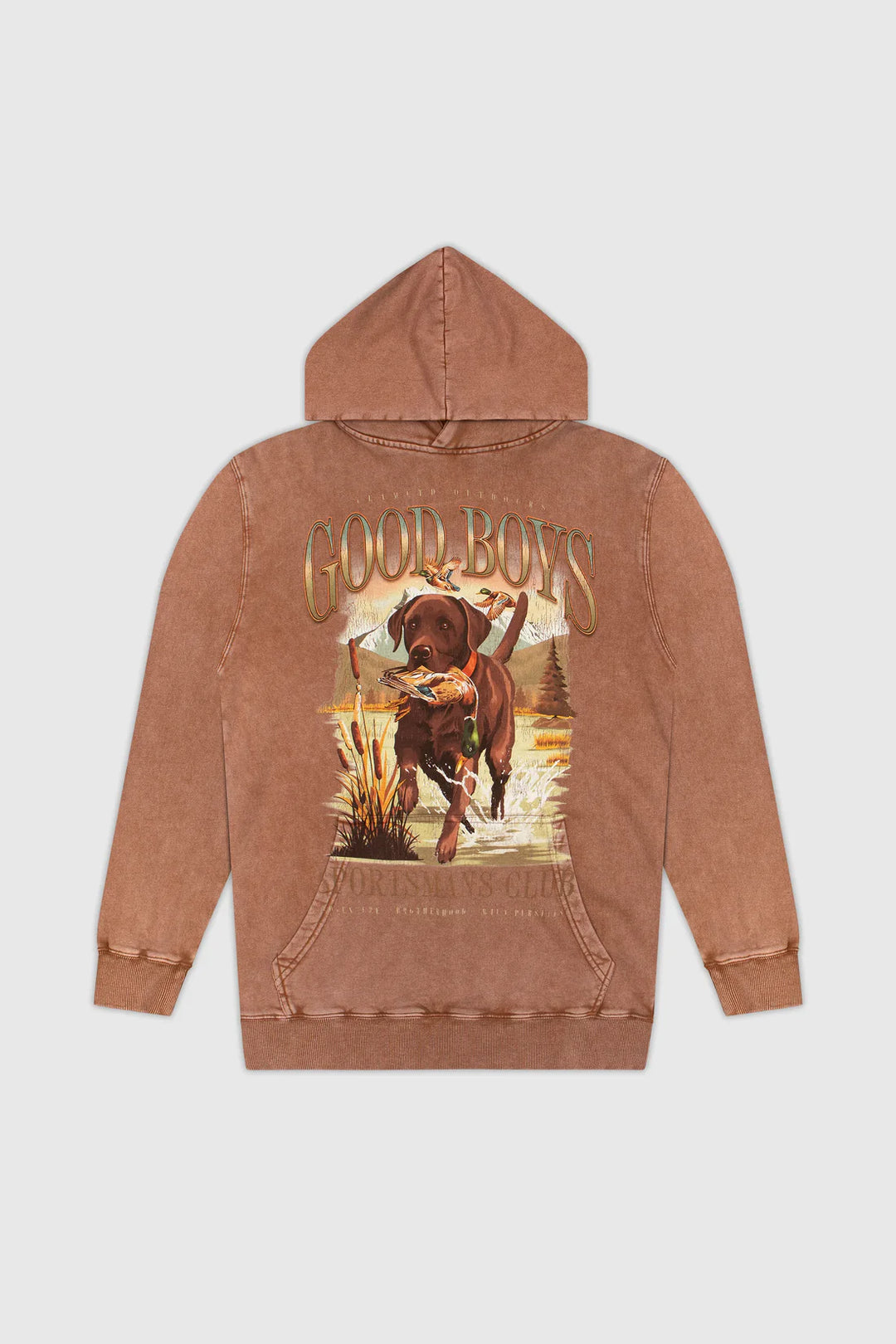 Good Boy Hoodie | washed brown