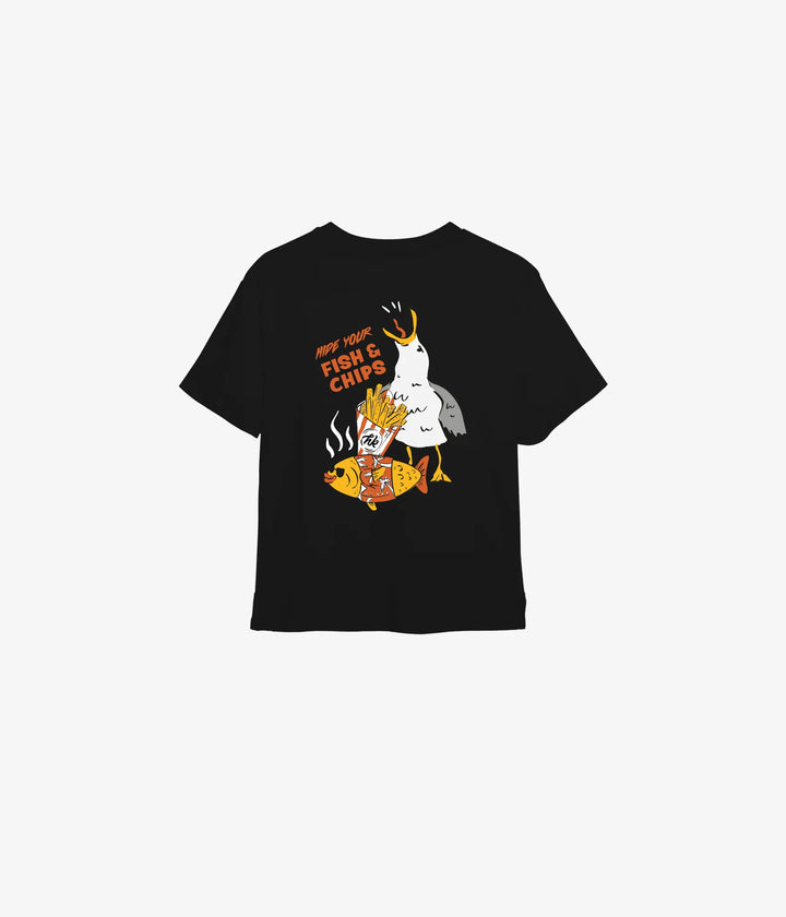 Headster | T-Shirt | fish & chips
