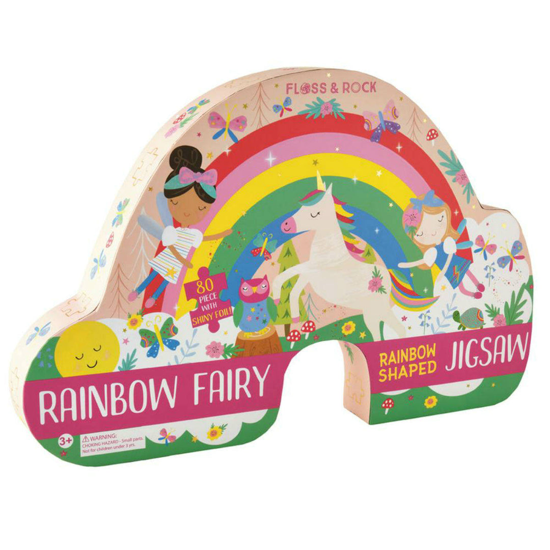 Floss and Rock | Rainbow 80 Piece Jigsaw Puzzle