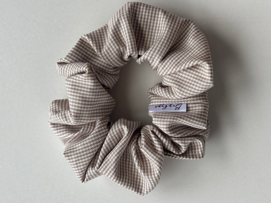 Original Scrunchie | French Beige Check