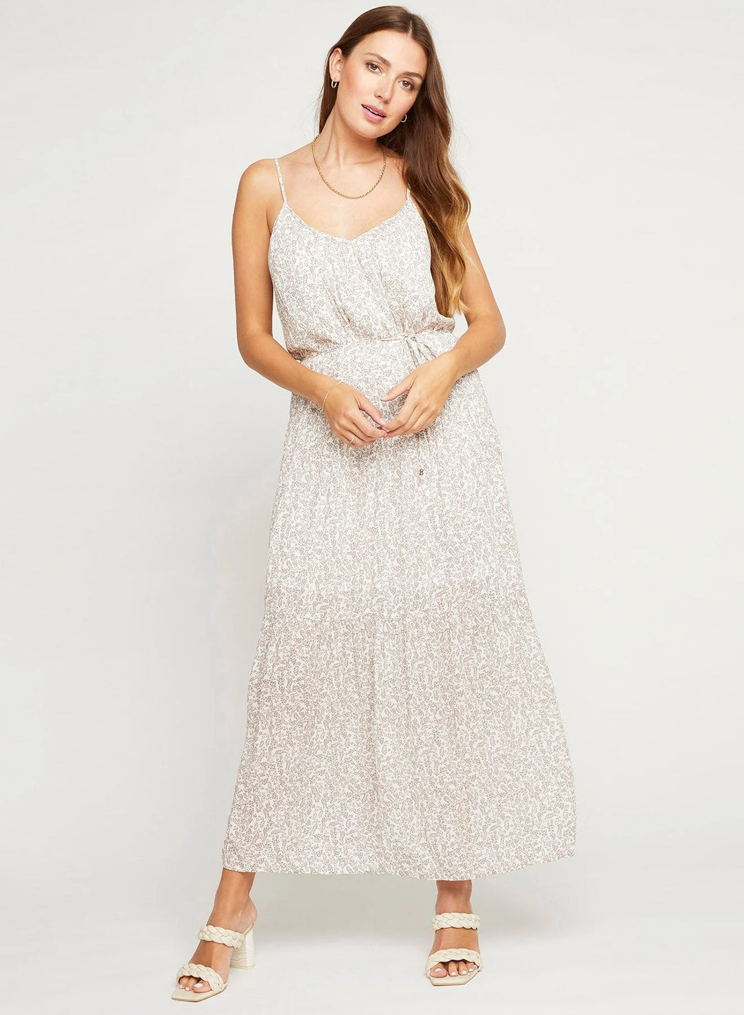 GENTLE FAWN | PARKER DRESS | WHITE SPRIG