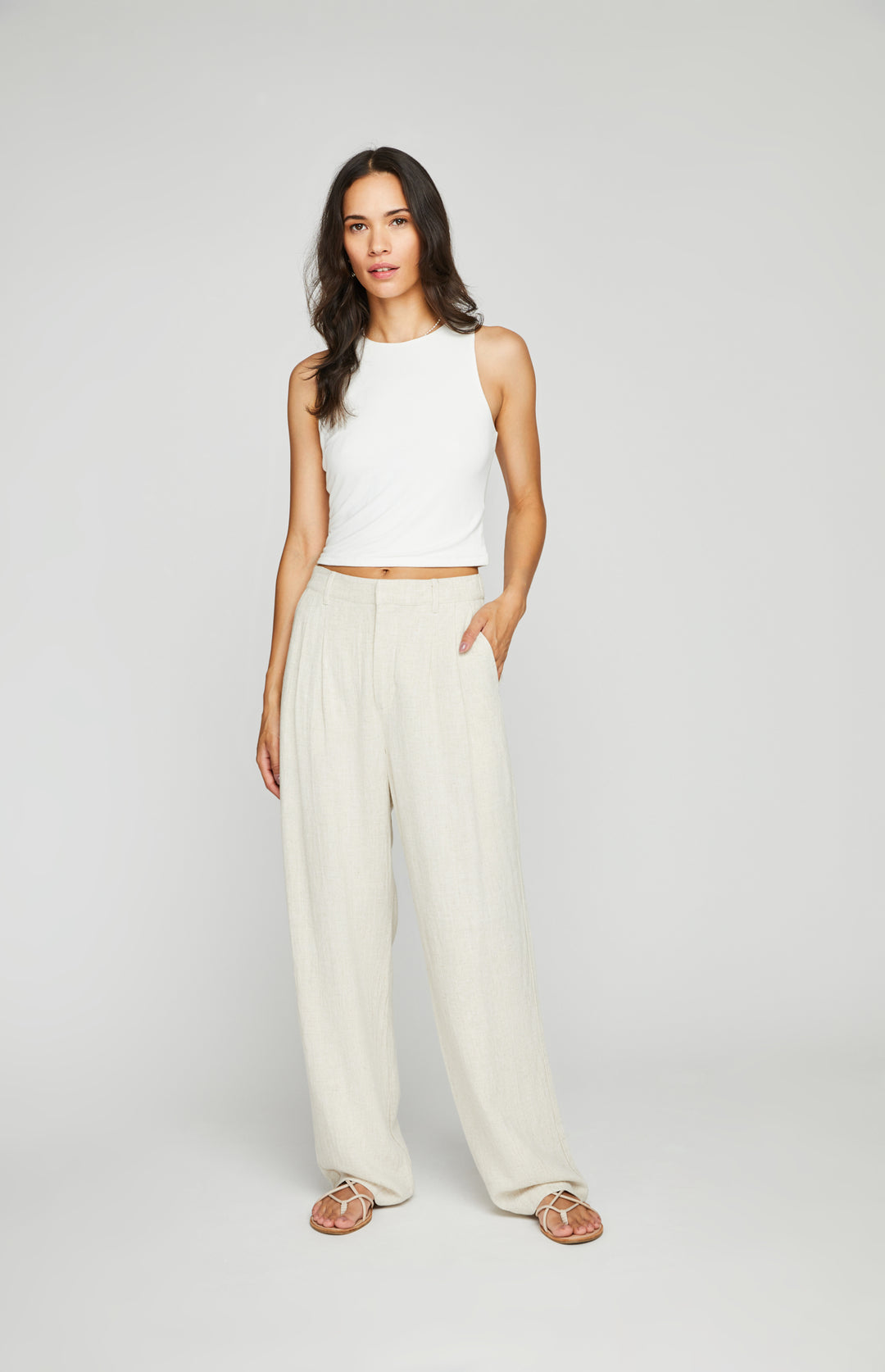 GENTLE FAWN | ELLIOT TROUSER | LINEN