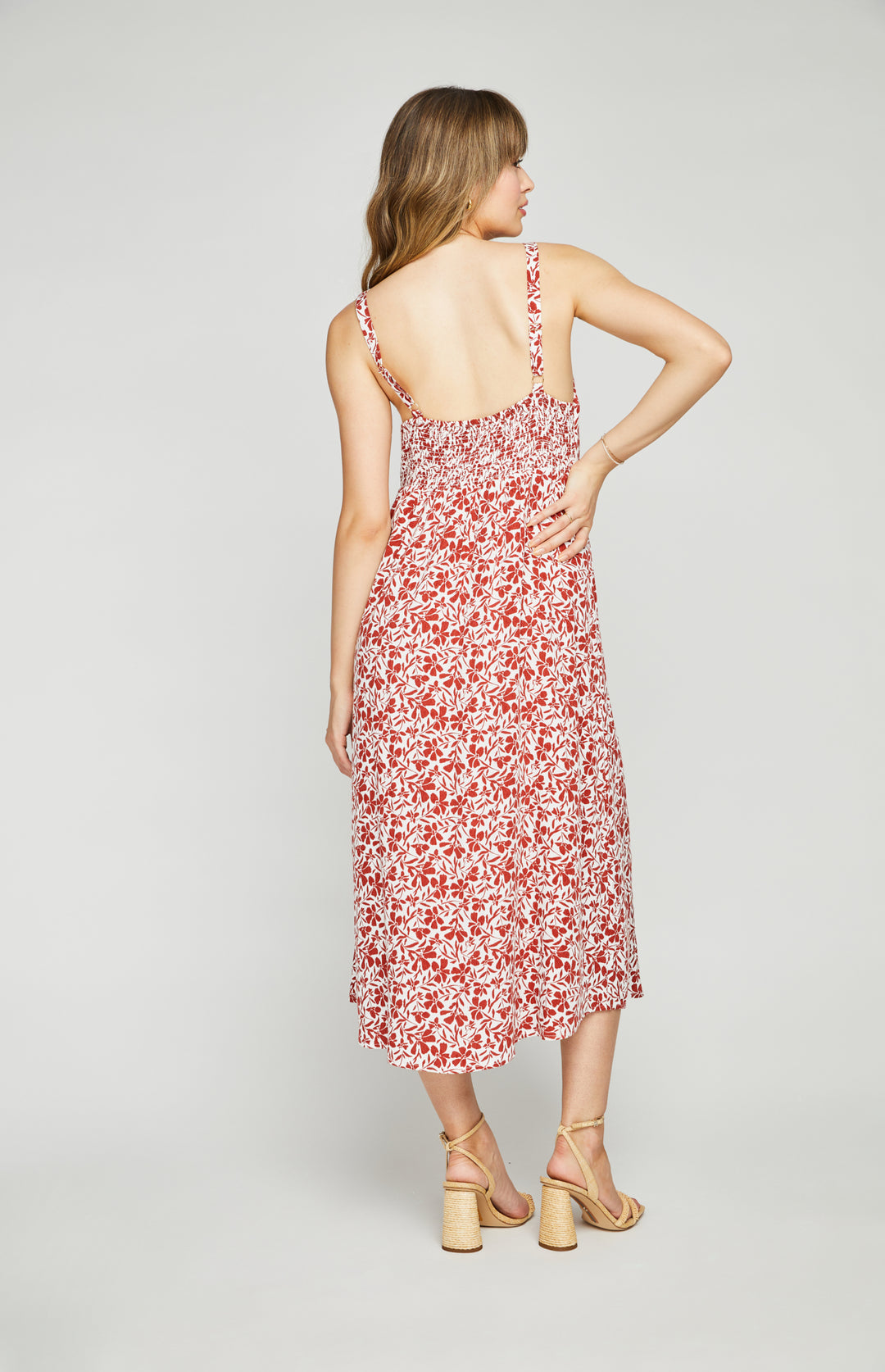 GENTLE FAWN | ESME DRESS | CHILI FLORAL