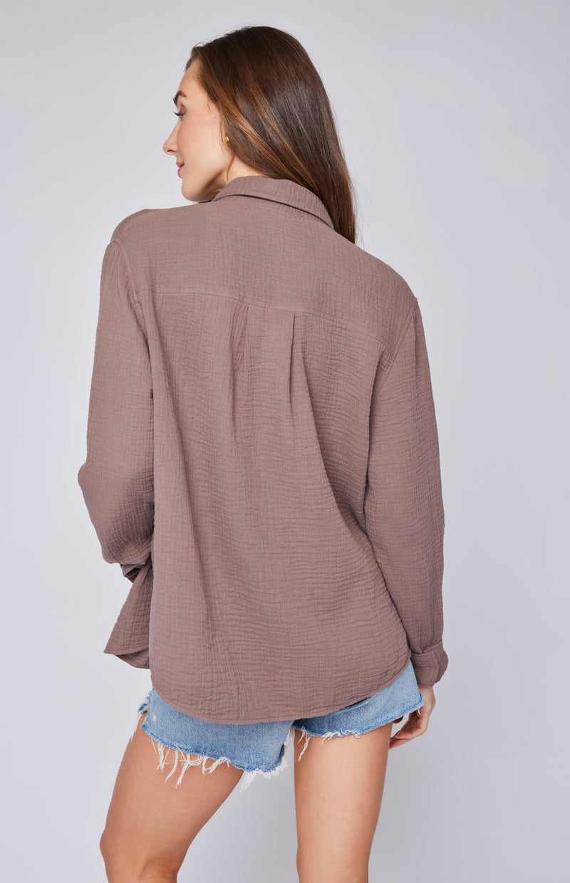 GENTLE FAWN | SONIA SHIRT | DRIFTWOOD