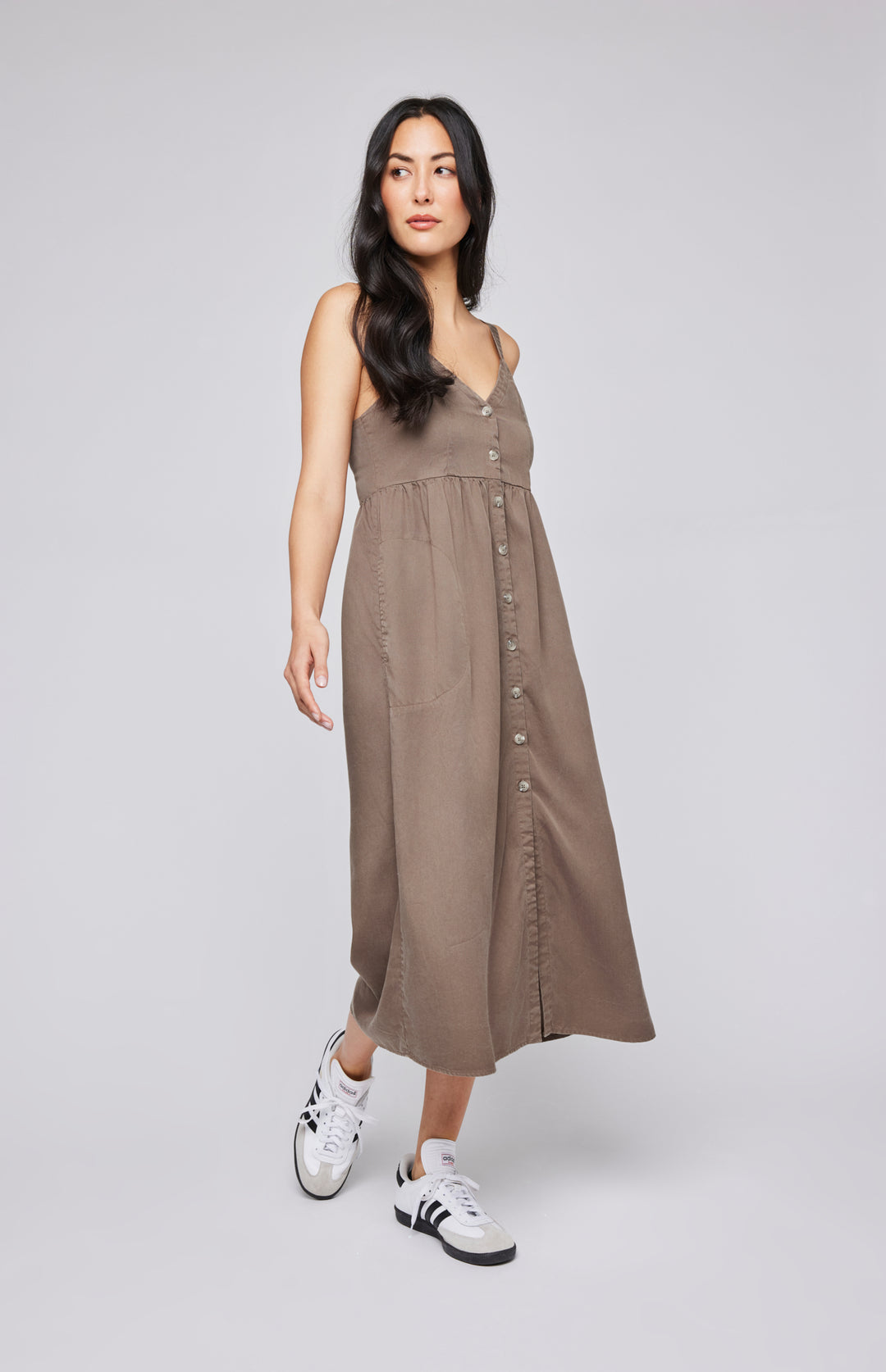 GENTLE FAWN | JANE MIDI DRESS | OLIVE