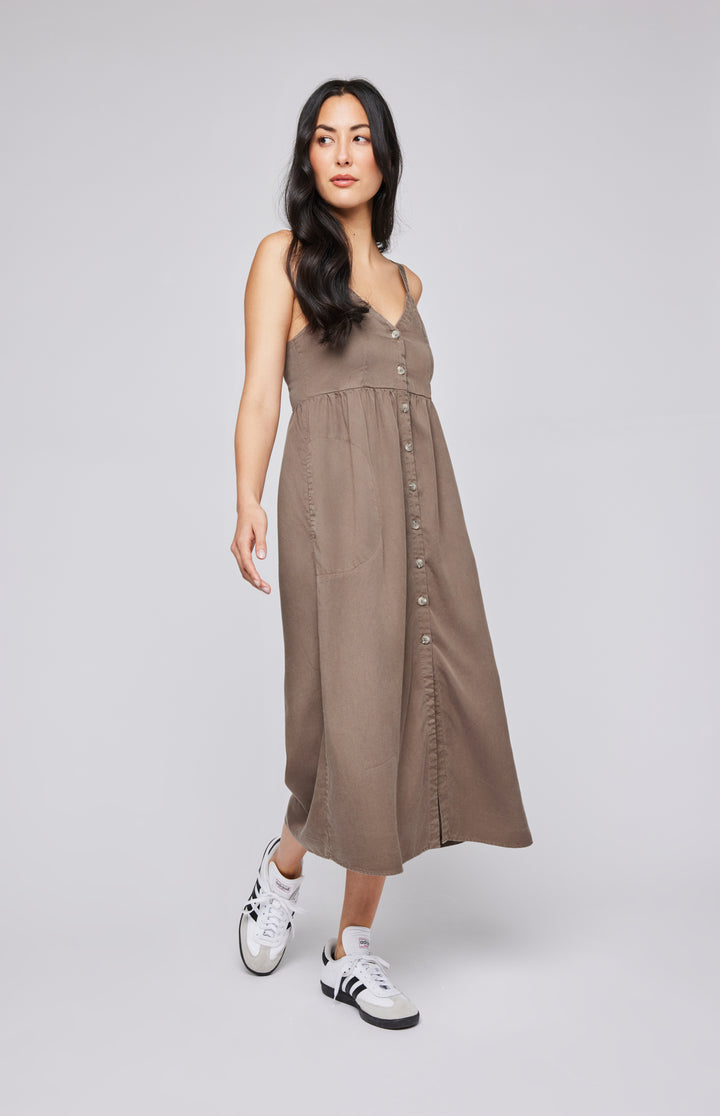 GENTLE FAWN | JANE MIDI DRESS | OLIVE