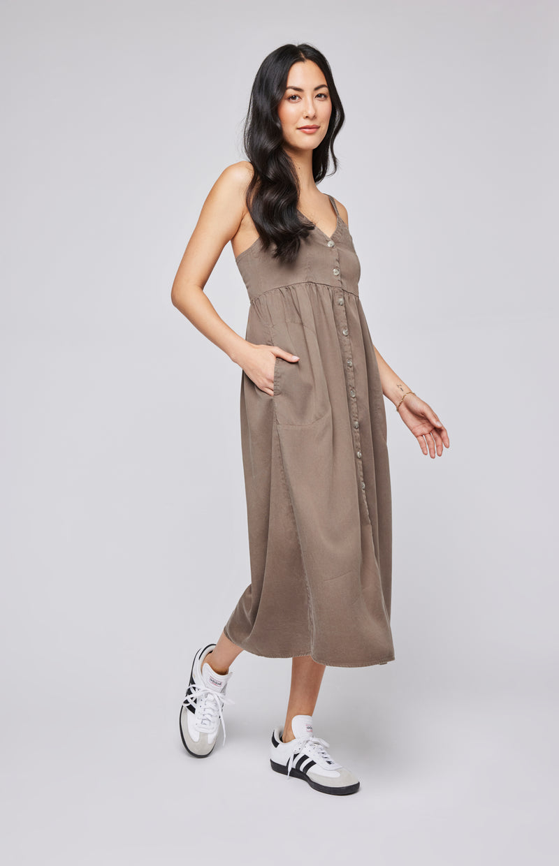 GENTLE FAWN | JANE MIDI DRESS | OLIVE