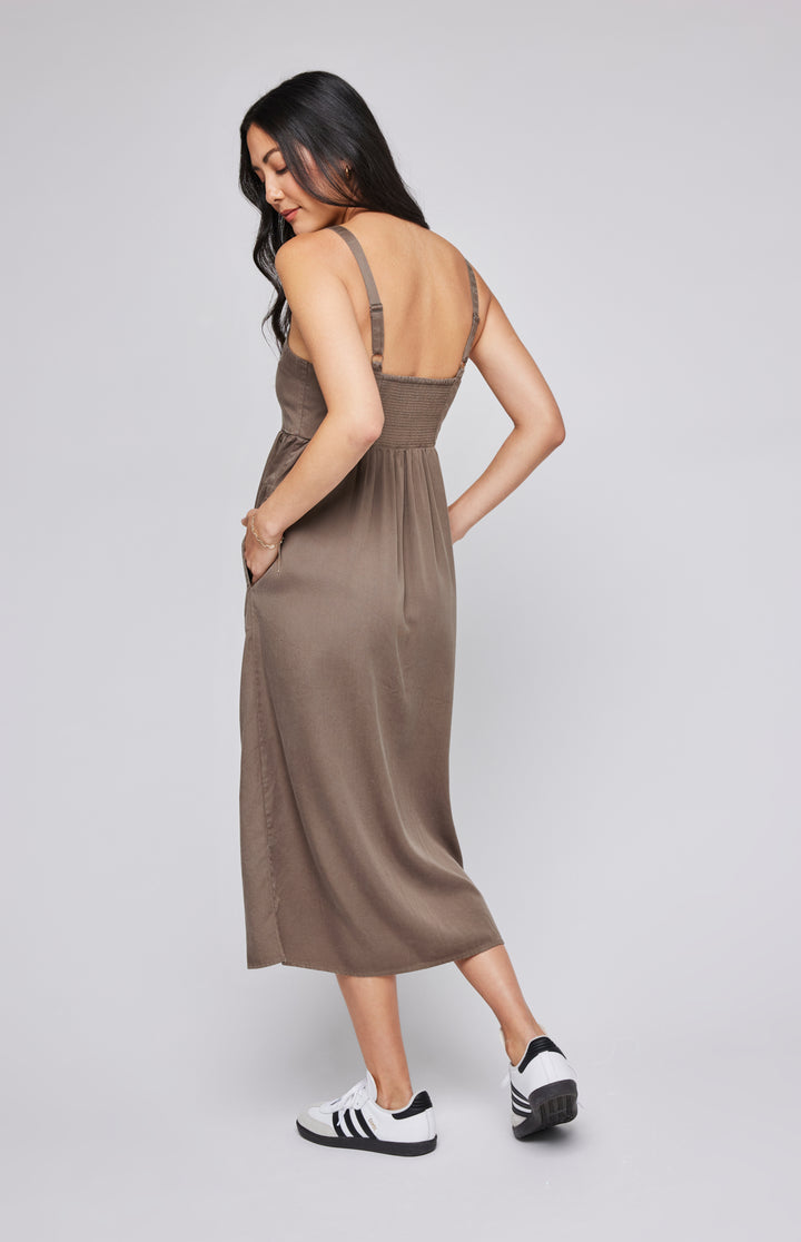 GENTLE FAWN | JANE MIDI DRESS | OLIVE