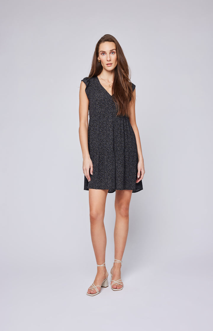 GENTLE FAWN | ALLEGRA DRESS | BLACK DITSY