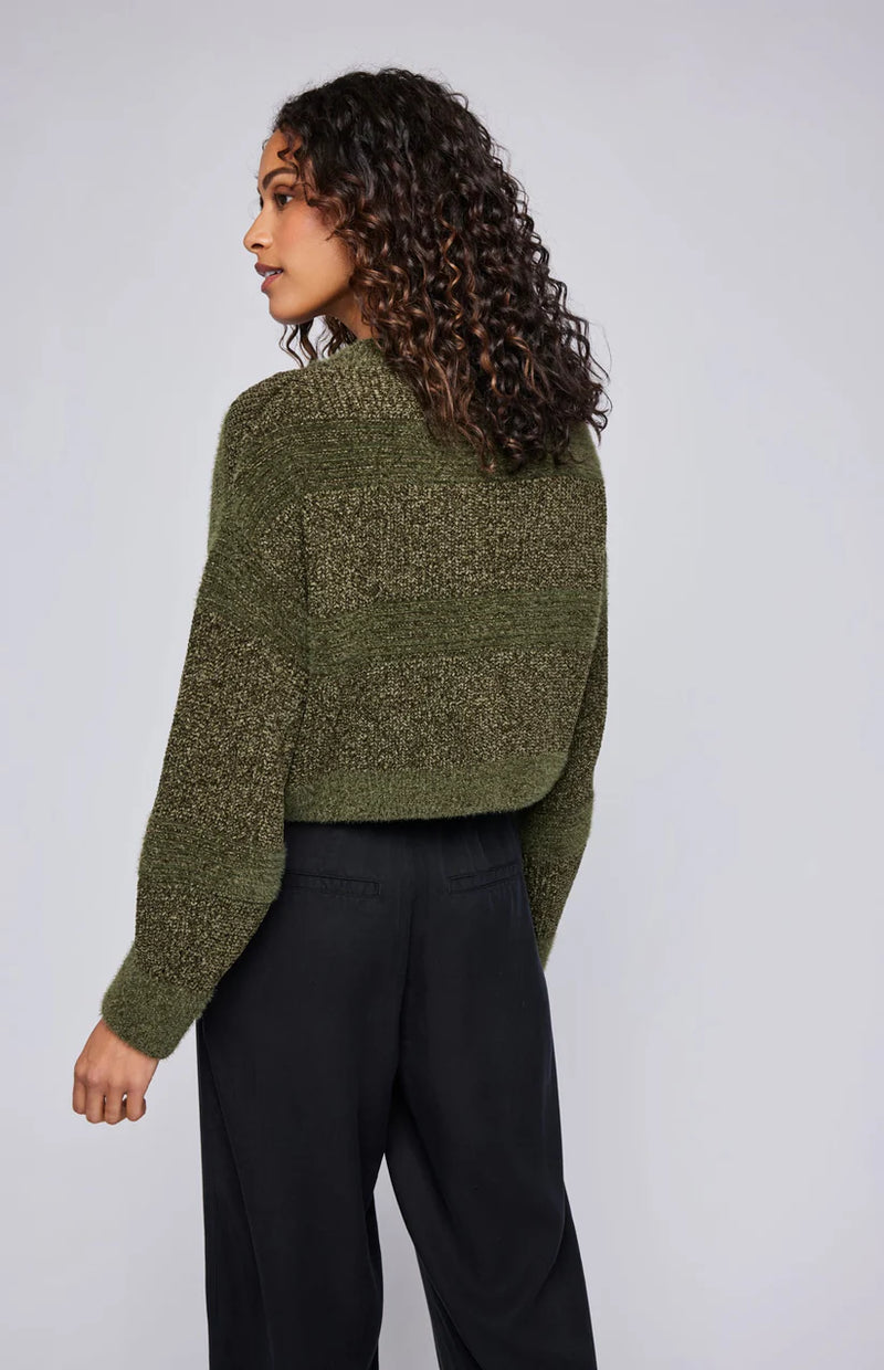 GENTLE FAWN | ROSETTA PULLOVER SWEATER | OLIVE