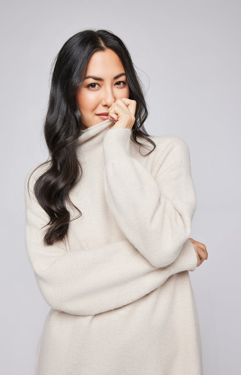 GENTLE FAWN | JONES PULLOVER SWEATER | HEATHER BONE