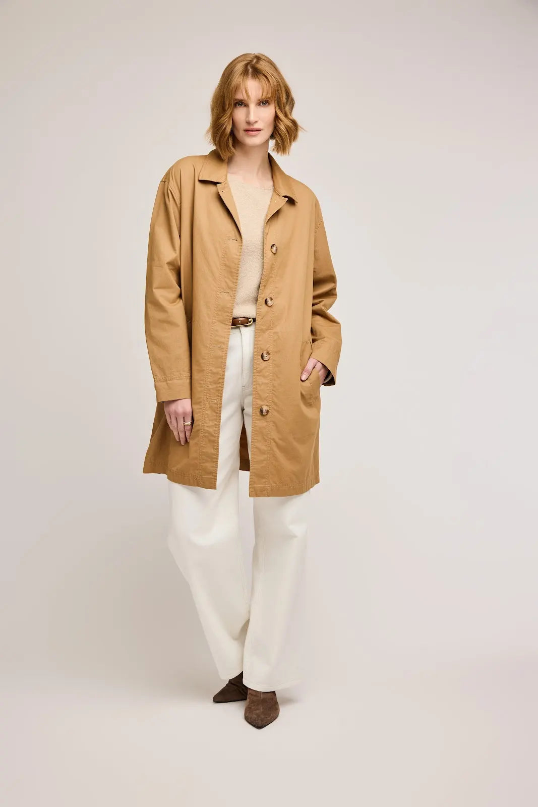 GENTLE FAWN | LARK TRENCH COAT | HONEY