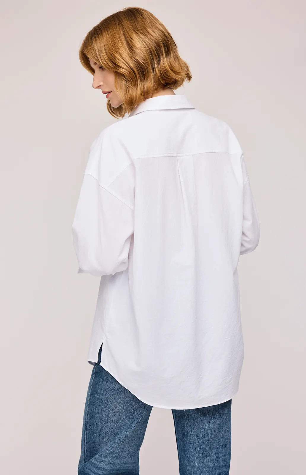 GENTLE FAWN | CALLAHAN BUTTON-UP SHIRT | WHITE