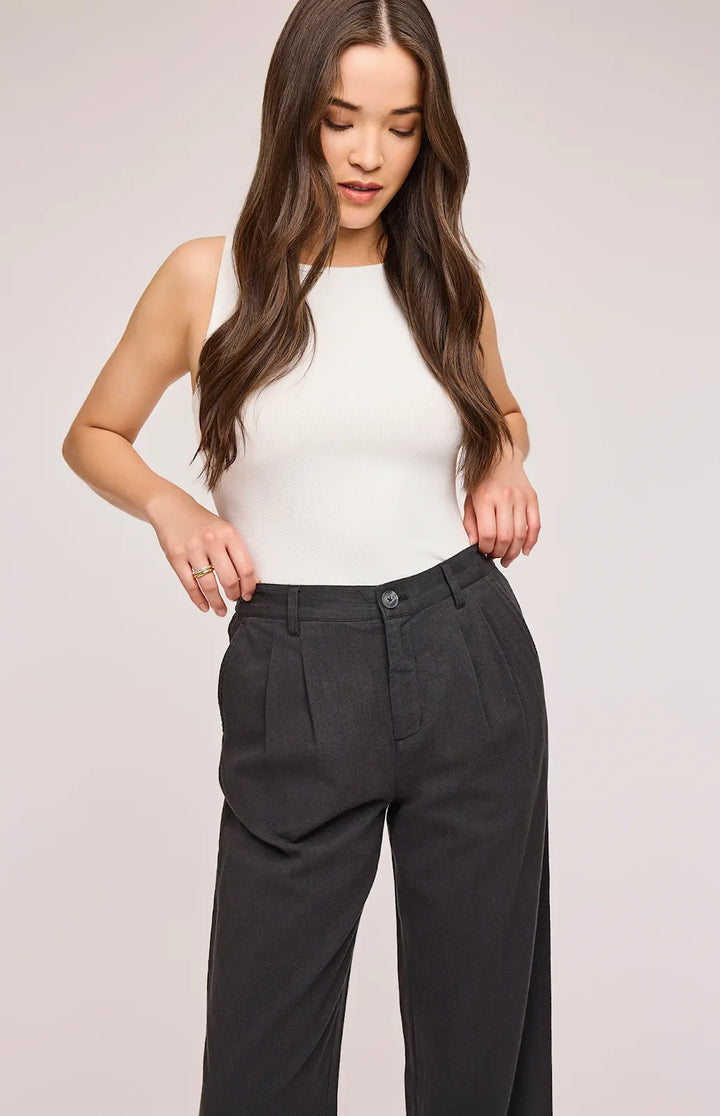 GENTLE FAWN | BRIAR DRESS PANTS | WASHED BLACK