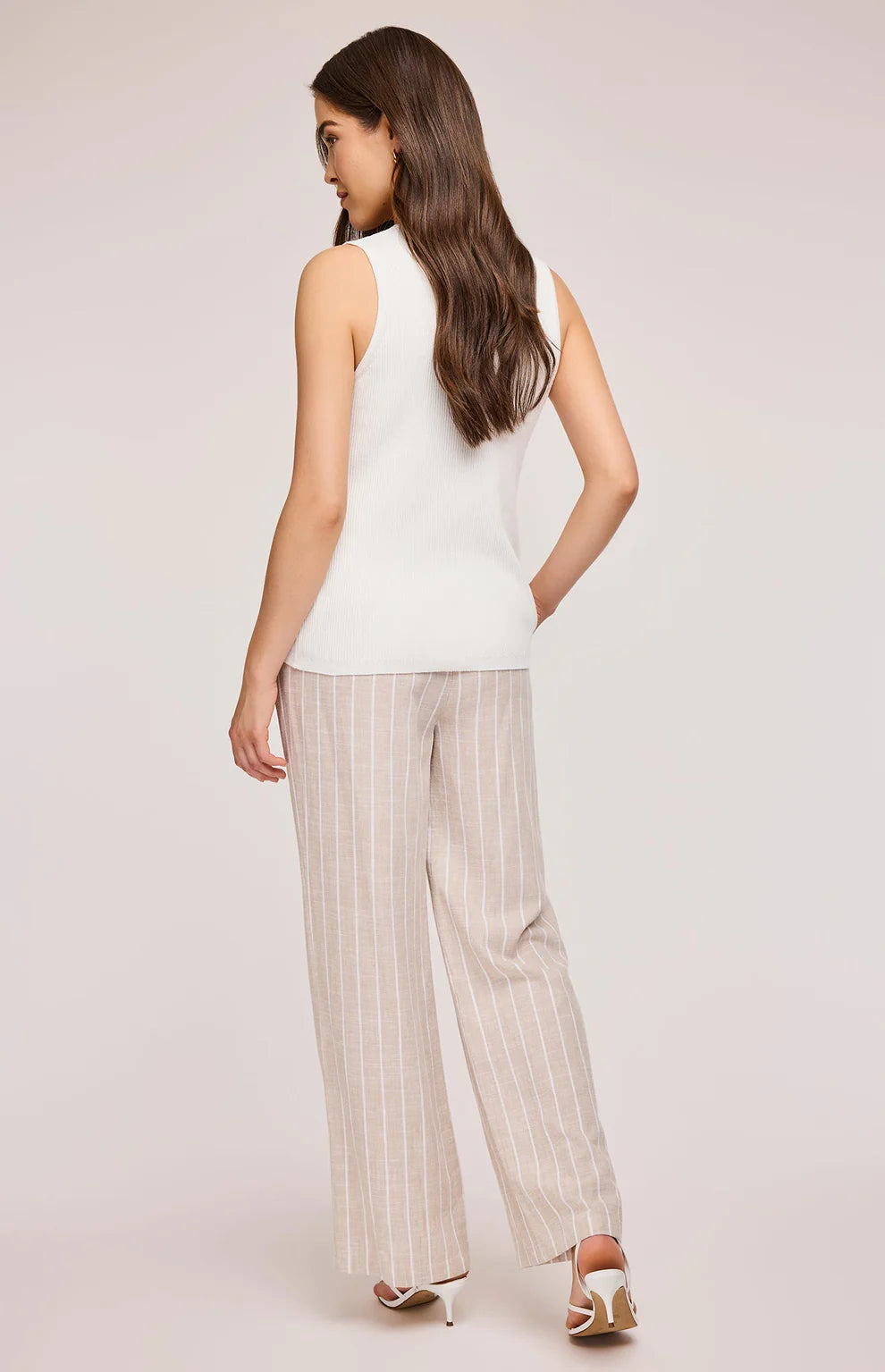 GENTLE FAWN | FINLEY LINEN PANT | LINEN STRIPE