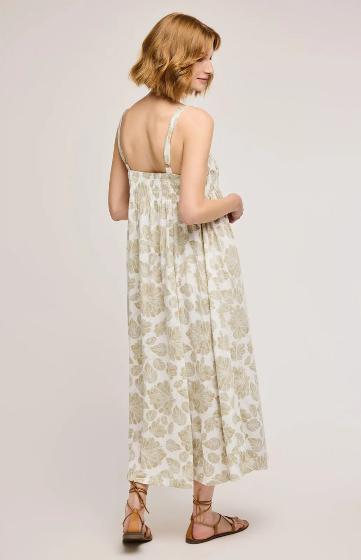 GENTLE FAWN | EVANGELINE MIDI DRESS | MATCHA BLOOM