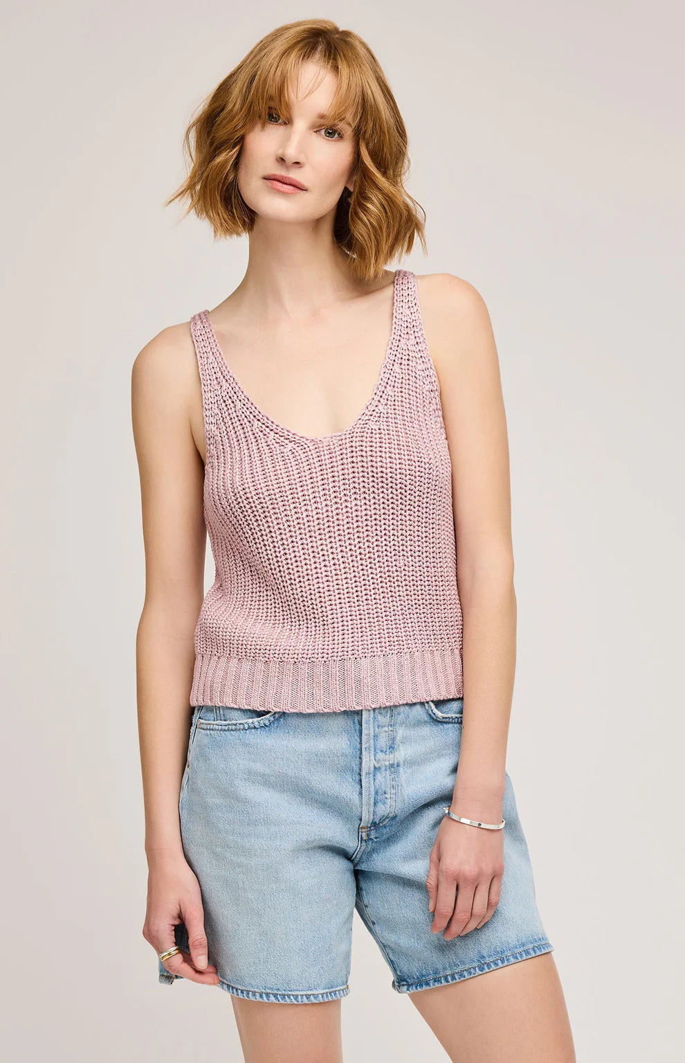 Gentle Fawn | Lizzie Knit Tank | Blush