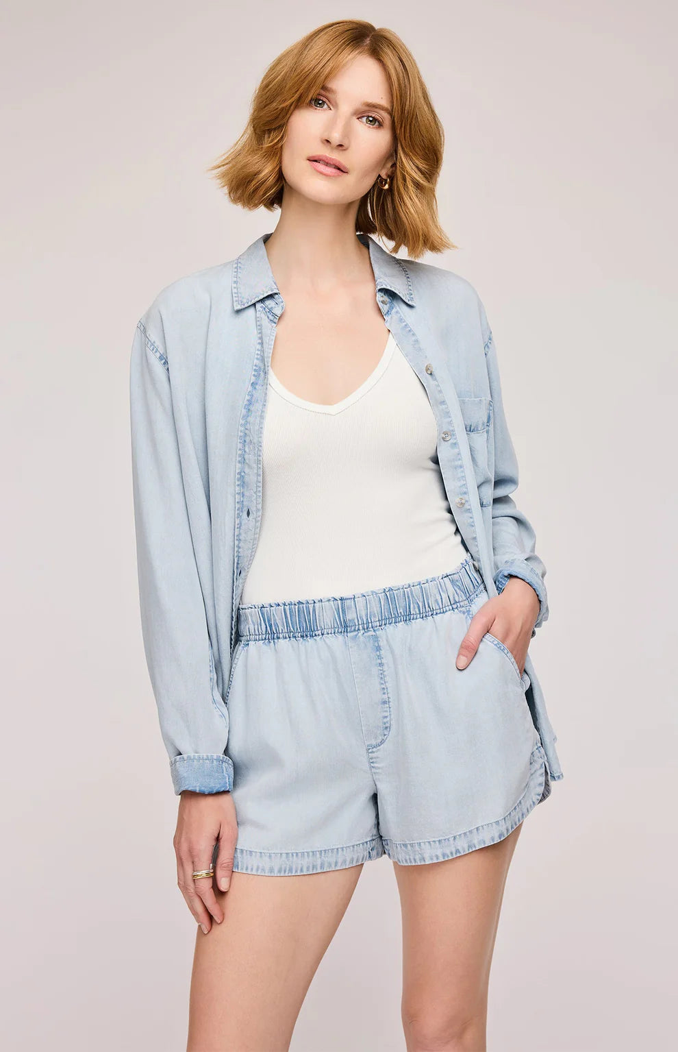 Gentle Fawn | Wyatt Shorts | Light Blue