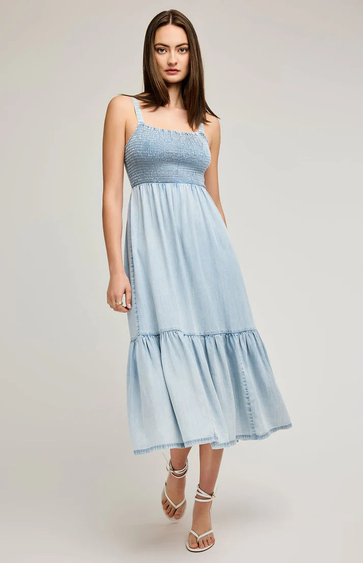 Gentle Fawn | Nova Midi Dress | Light Blue