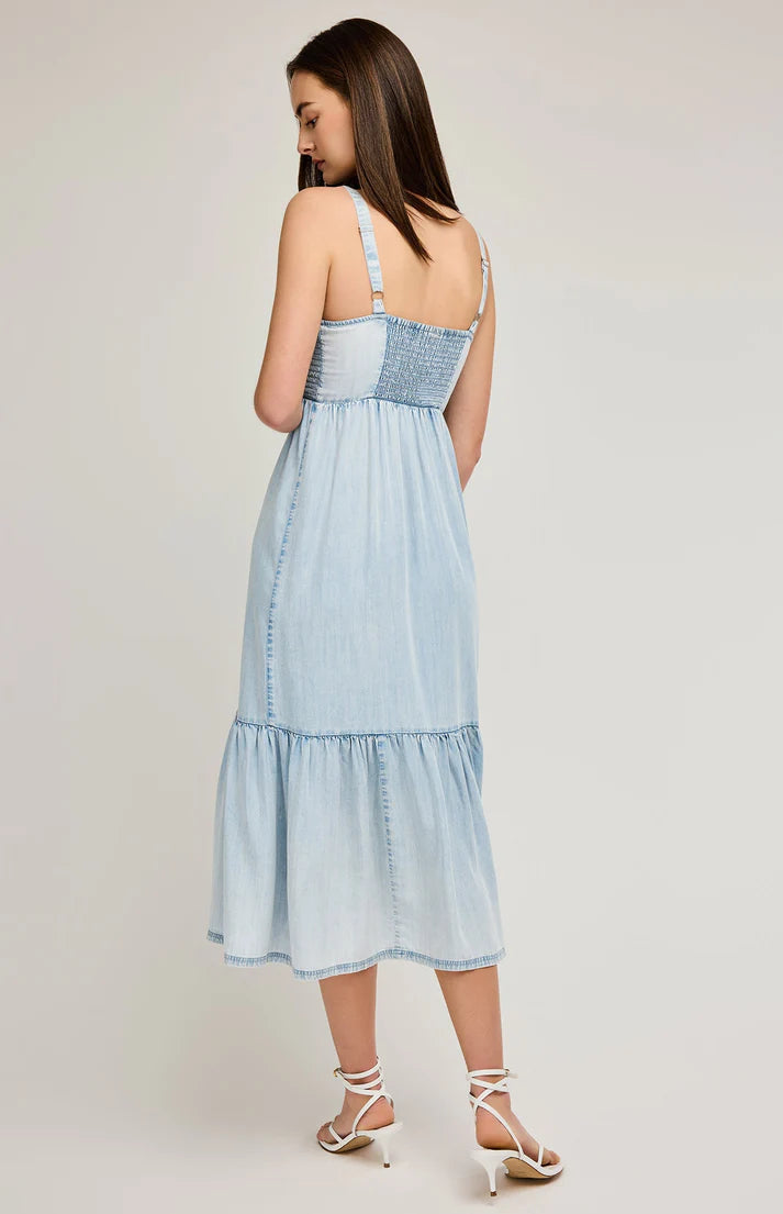 Gentle Fawn | Nova Midi Dress | Light Blue