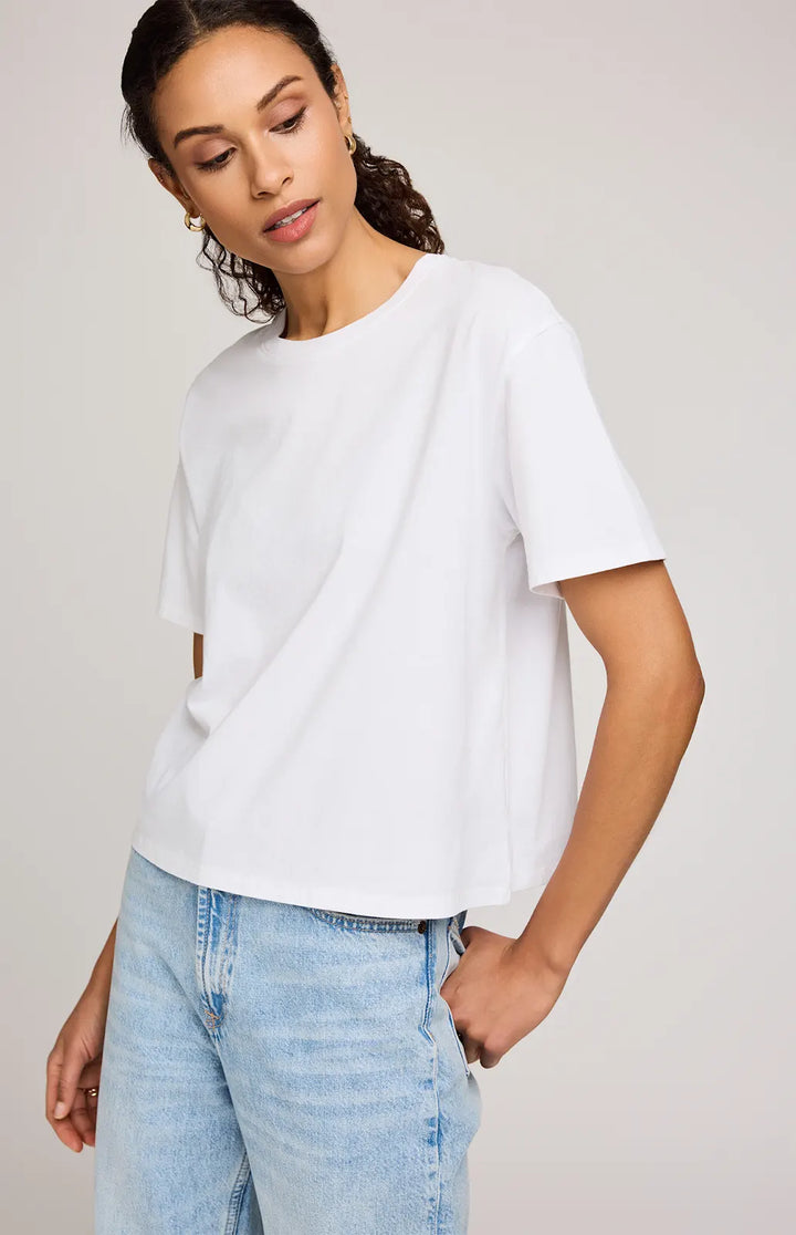 Gentle Fawn | Icon Brigitte Cotton Tee | White