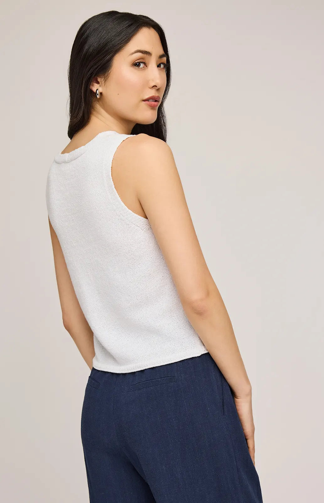 Gentle Fawn | Rebel Knit Tank | White