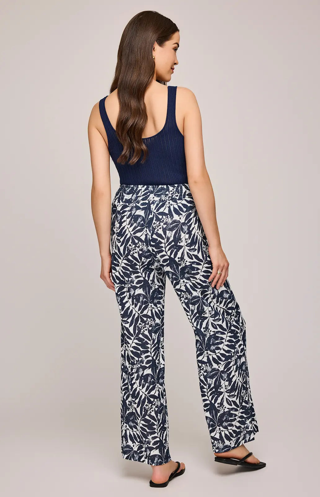 Gentle Fawn | Adelaide Cotton Pant | Navy Tropic