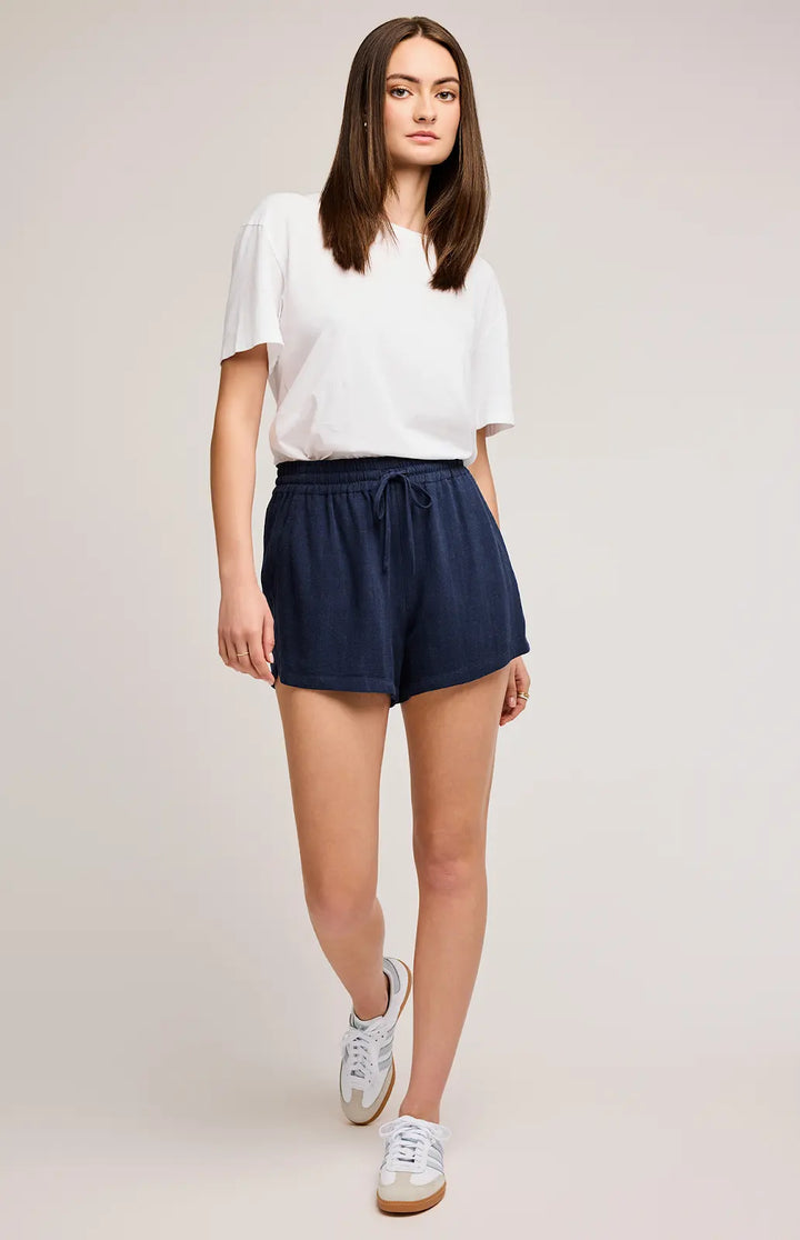 Gentle Fawn | Suki Linen Short | Navy