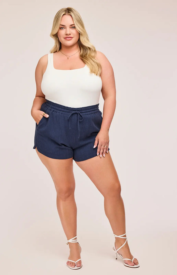 Gentle Fawn | Suki Linen Short | Navy