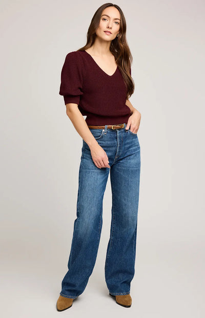 GENTLE FAWN | PHOEBE PULLOVER | MERLOT