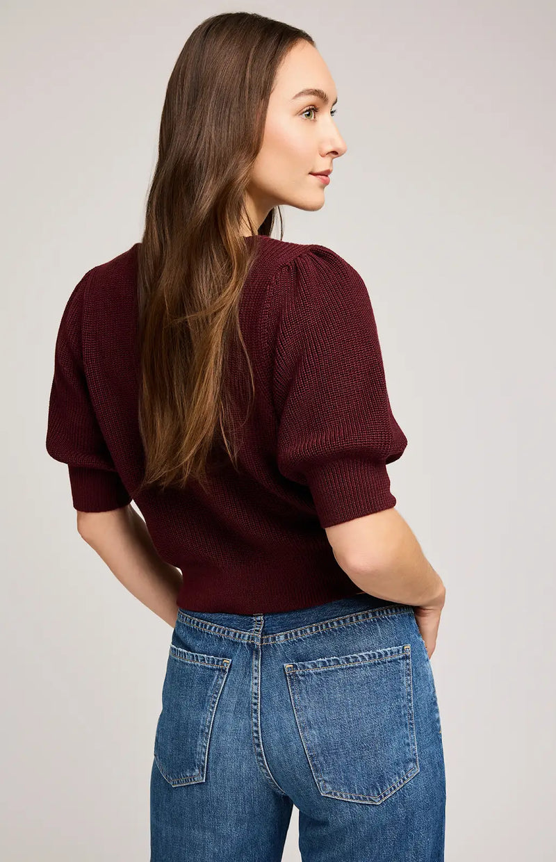GENTLE FAWN | PHOEBE PULLOVER | MERLOT