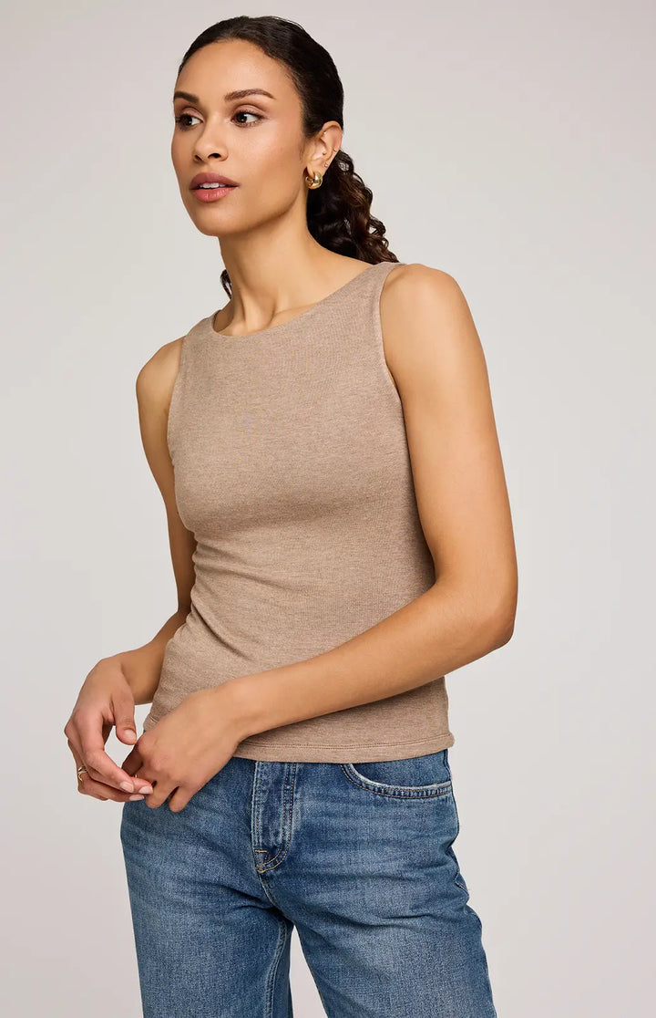 GENTLE FAWN | CYRUS TANK | heather khaki