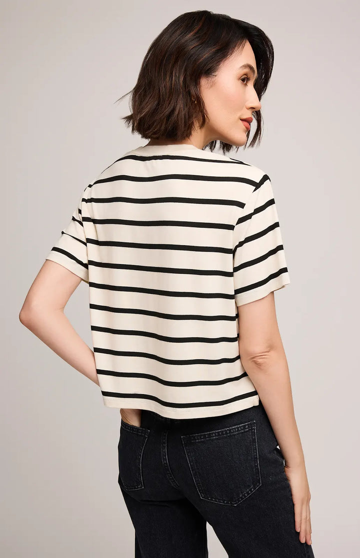 GENTLE FAWN | JAXON T-SHIRT | cream stripe