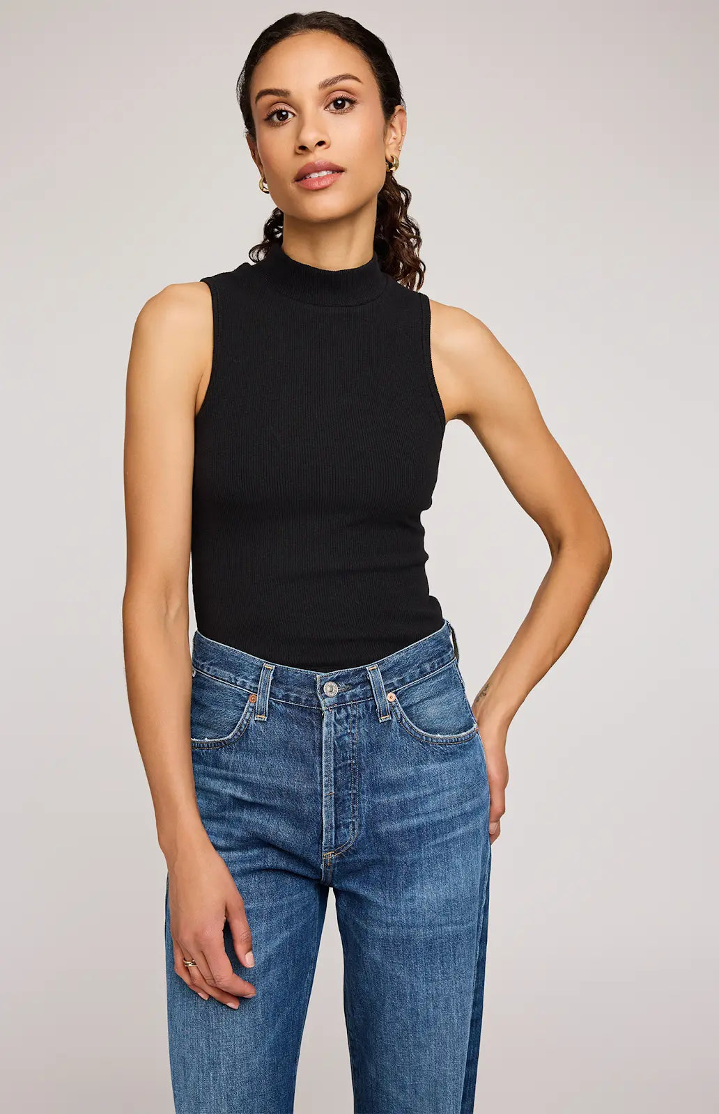 GENTLE FAWN | MICHELLE TANK | black