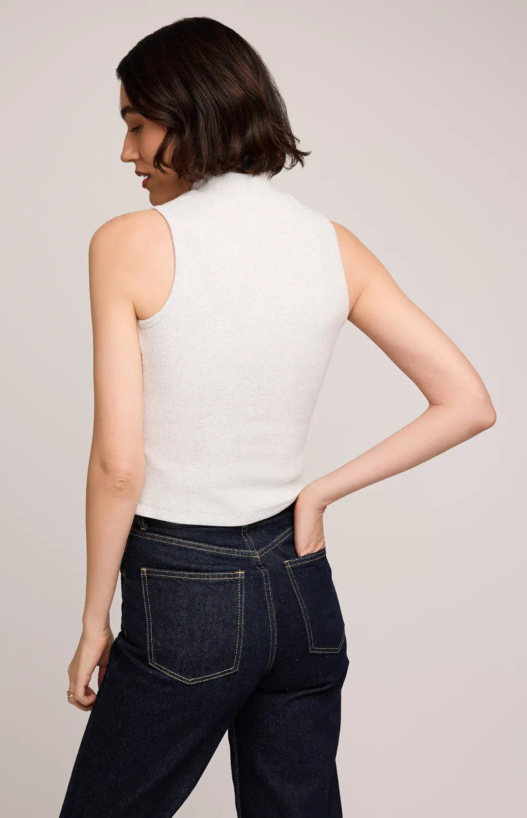 GENTLE FAWN | MICHELLE TANK | heather ash