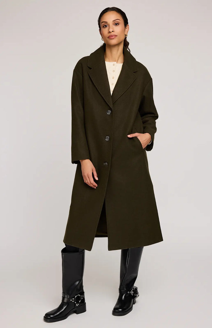 GENTLE FAWN | AGATHA COAT | hunter green