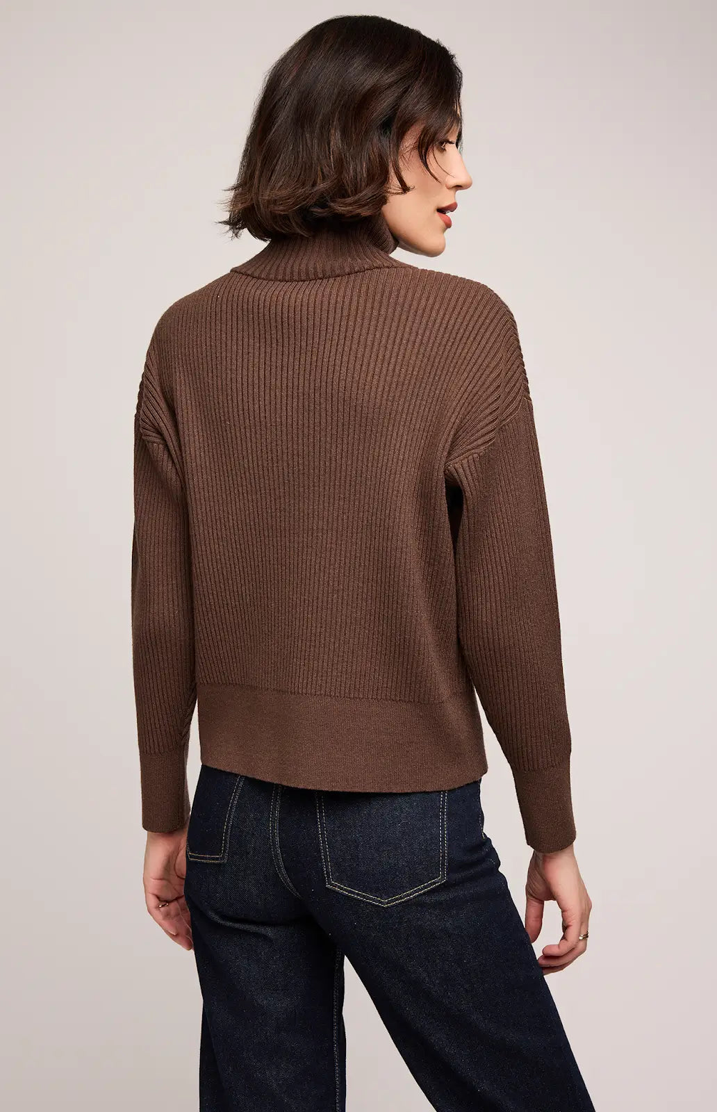 GENTLE FAWN | HOPE PULLOVER | java