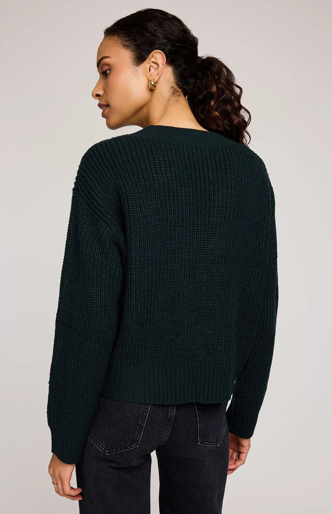 GENTLE FAWN | MARCIE PULLOVER SWEATER | wintergreen