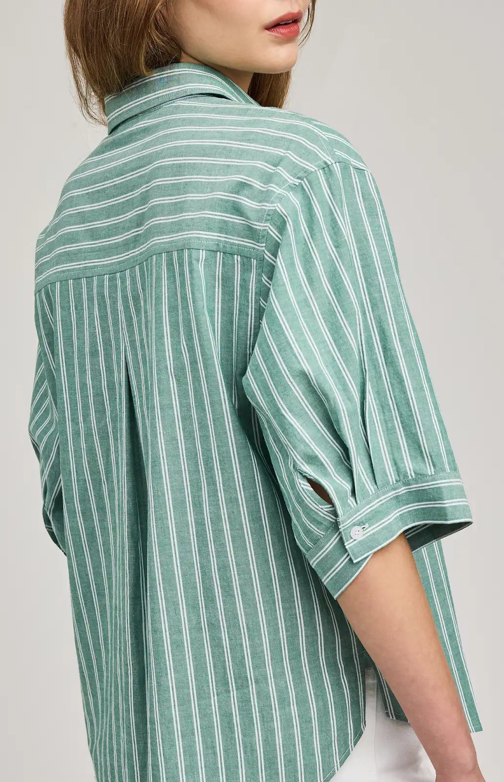 Gentle Fawn | Blaire Button Down | kelly stripe
