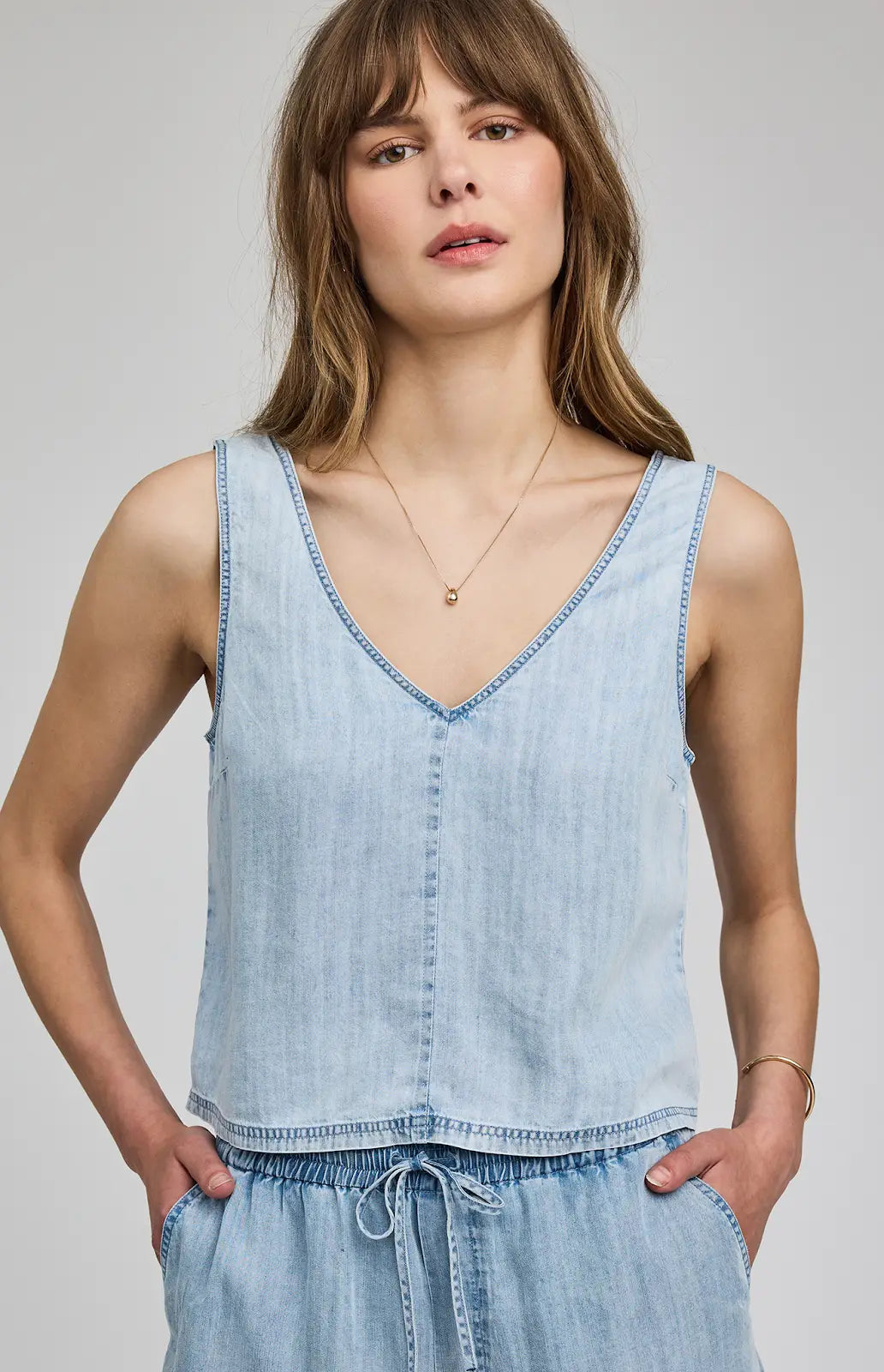 Gentle Fawn | Colette Tank | light blue