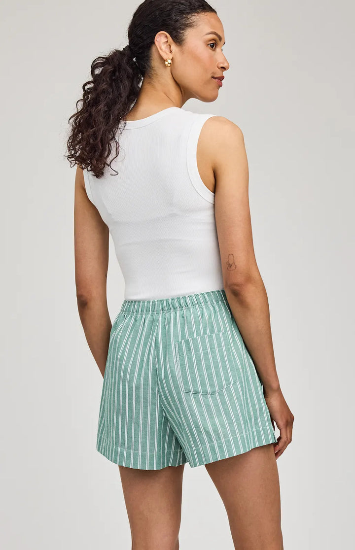 Gentle Fawn | Lima Short | kelly stripe