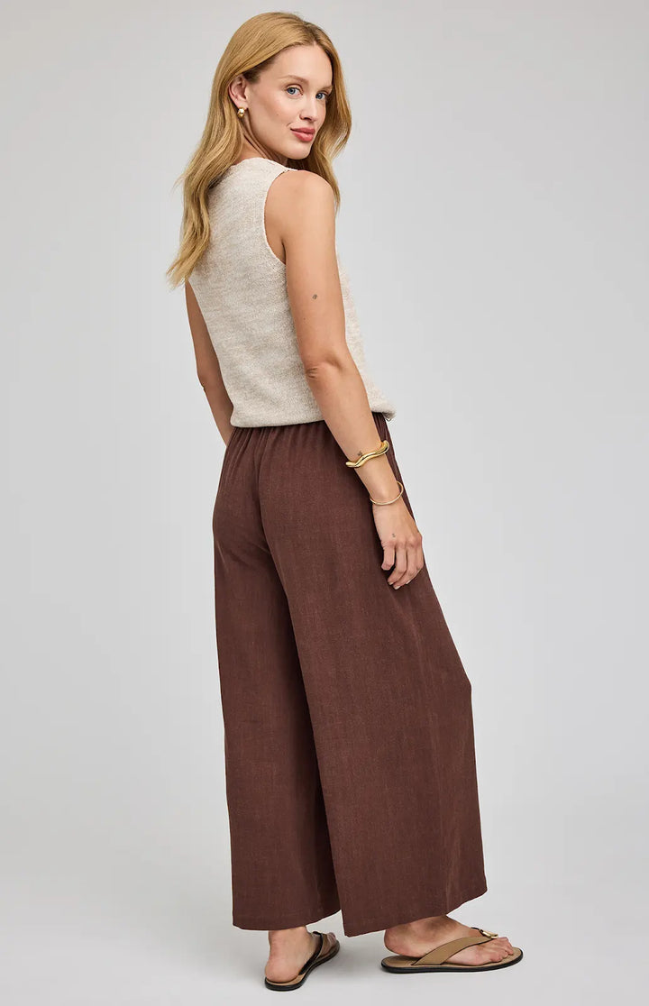 Gentle Fawn | Arlo Linen Pants | espresso