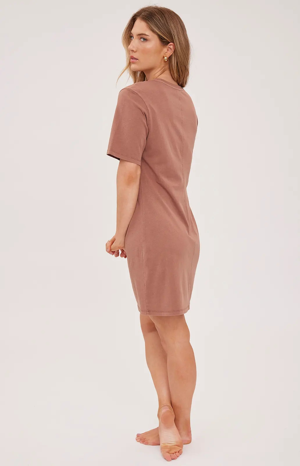 Gentle Fawn | Cindy Icon T-Shirt Dress | cappuccino