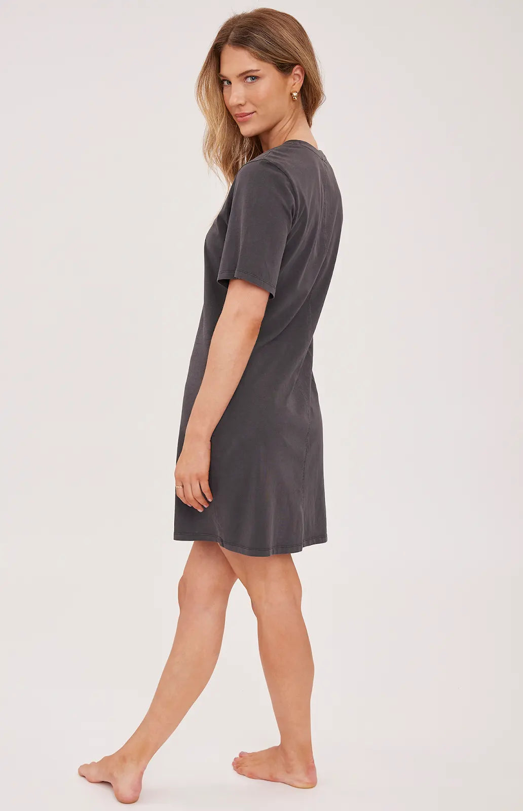 Gentle Fawn | Cindy Icon T-Shirt Dress | washed black