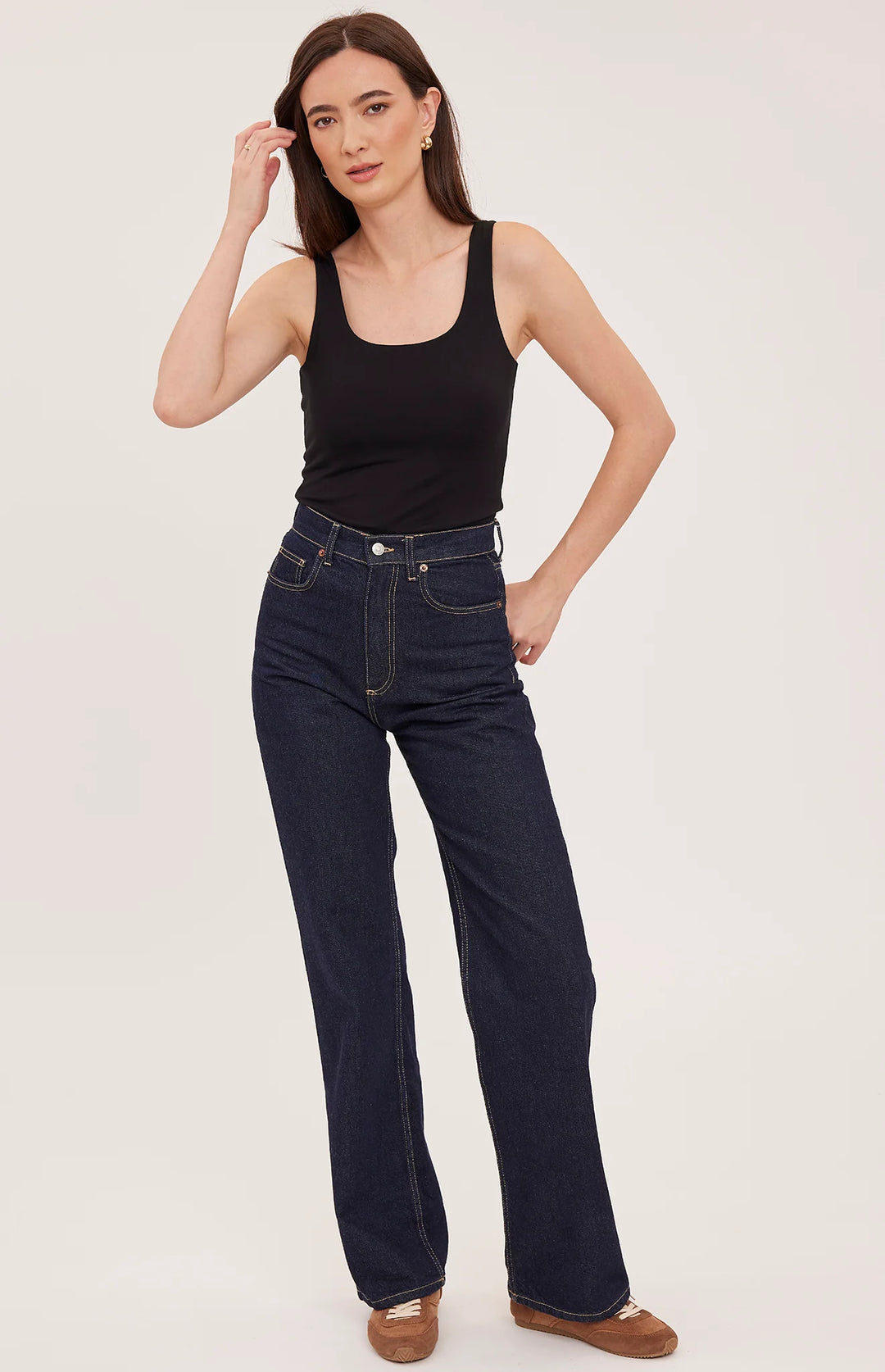 Gentle Fawn | Blanche Tank | black