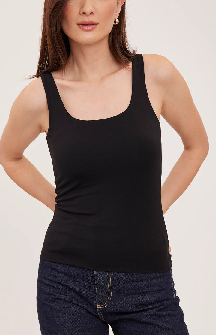 Gentle Fawn | Blanche Tank | black