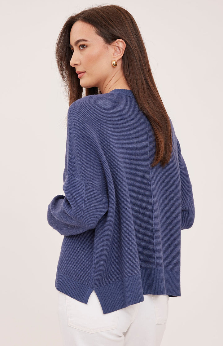 Gentle Fawn | Axel Pullover Sweater | heather navy