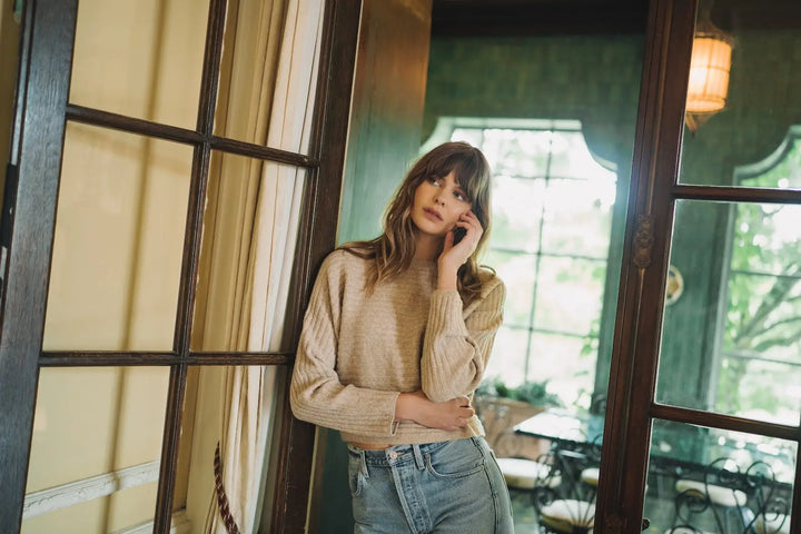 GENTLE FAWN | NIKO PULLOVER | heather khaki