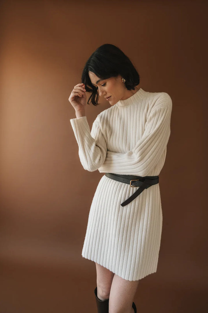 GENTLE FAWN | YVETTE SWEATER DRESS | cream